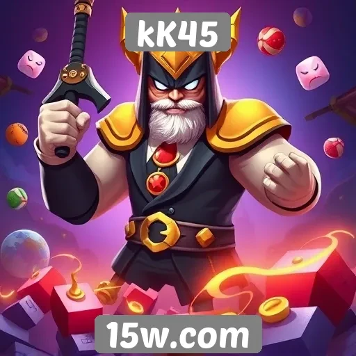 Explore a biblioteca de jogos disponíveis no kK45